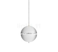 Catellani & Smith PostKrisi Lampada a sospensione, ø40 cm - ottone/bianco