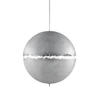 Catellani & Smith PostKrisi Lampada a sospensione, ø80 cm - nichel/naturale
