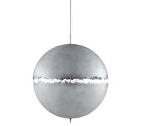 Catellani & Smith PostKrisi Lampada a sospensione, ø80 cm - ottone/naturale