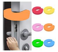 Catelves 6 pezzi di protezione per porte per bambini - Protezione porta e finestra in morbida schiuma, set colorato per proteggere le mani dei bambini dal pizzicamento (fermaporta, protezione maniglia