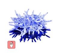 Catena 100 LED 10m Bianco Freddo Flash Prolungabile IP44 - Nataluna