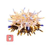 Catena 200 LED 20m Bianco Caldo Flash Prolungabile IP44 - Nataluna