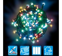 Xmas King Catena Batteria c/TMR Multi Illuminazione di Natale 8024199031012, Multicolore, Unica