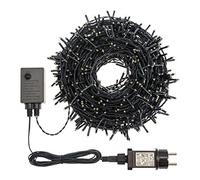 Catena 34,1 m, 480 miniled bianco caldo, con memory controller, cavo verde