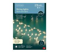 Catena 378 Micro LED Bianco Caldo 6 mt uso interno esterno cavo finissimo 496890