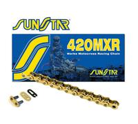 CATENA 420MXR-126G (420NZ3) MOTOCROSS FINO A 150 CCM (ORO) (22,2KN) APERTA + CHI
