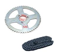 catena 47cc 49cc T8F 136 collegamenti 38 54 74 denti pignone compatibile con le parti automobilistiche del motociclo(SL T8F-54T-29MM set)