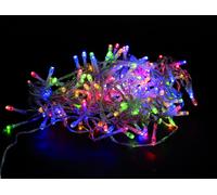 CATENA 500 LED MULTICOLOR MT.25+5 CAVO TRASPARENTE