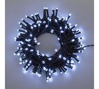 Catena 6 m, 80 led bianchi, cavo verde