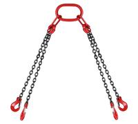 Catena a 4 gambe, in lega di acciaio G80, con ganci, 3 tonnellate, per la sicurezza del carico, rimorchio e movimentazione, lunghezza 1,5 m, design resistente e durevole
