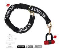 CATENA A CAPPIO Ø 10MM 1200MM CON LUCCHETTO Ø 14MM