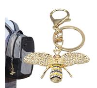Catena a forma di con strass - Elegante ciondolo di con anello decorativo dorato per borse e portafogli, decorazione zaino alla moda perfetta per vacanze, compleanni, Thanksgivi