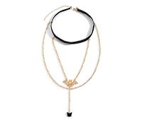 Catena a forma di pipipistrello, gamba, pettorina punk, gamba, reggicalze alla moda, accessori per il corpo, gioielli nappa punk, catene in metallo per donne, Taglia unica, come descritto, come