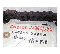 Catena a rulli per trasmissione industriale a rulli tipo Doppia Passo Ø 1/2X7,8