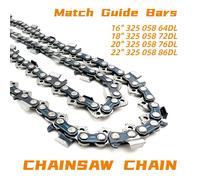 Catena a scalpello economica completa da 0,325" 1,5 mm 64 72 76 86 I collegamenti di trasmissione sono disponibili per motosega
