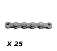 Catena a sgancio rapido KMC Z1 Wide EPT (x25) Argento
