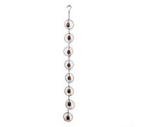 Catena a vento in metallo con farfalla per decorazione esterna, migliora il tuo giardino o patio con suoni rilassanti (campanella)