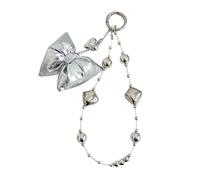 Catena accattivante fatta a mano in rilievo cordino per cellulare per donne ragazze cinturino telefonico gioielli goccia catena del telefono farfalla resistente