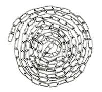 Catena Acciaio Inox, 3 mm x 3 m Catene in Acciaio Inossidabile, Catene Per Appendere, Per Stendere I Panni, Appendere Le Piante, Catena Per Cani, Lucchetto Per Bici