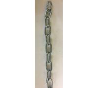 Catena Acciaio Zincato Genovese Venduta Metro filo diametro 2,2 mm 1 mt 5 mt
