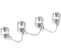 Catena Anello Combinato Stile Punk Collegamento a Catena Anello Multiplo Anello Aperto Gioielli da Festa per Donne Ragazze Durability And Attraction