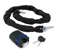 CATENA ANTIFURTO CEMENTATA Ø 10mm CON LUCCHETTO ARCO LUNGHEZZA 150Cm AUTO MOTO