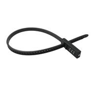 Wanmxinein Onguard Zip 8078 - Lucchetto a cavo, 56 cm, colore: Nero
