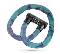 Catena antifurto per bicicletta, riflettente, resistente, adatta per vari tipi di biciclette (riflessioni)