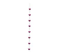 Catena antipioggia decorata - Il parapioggia in metallo rosa devia l'acqua