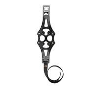 Catena antiscivolo per pneumatici auto, resistente, per l'inverno, con presa di guida, trazione affidabile (nero)