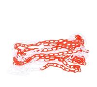 Catena Barriera Plastic 1 rotolo di catena sicurezza in plastica da 6 m, resistente ai raggi UV, colorata for accessori cantiere, garage, cintura rossa bianca