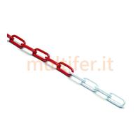 CATENA BIANCO ROSSA, PALETTO SEGNALAZIONE DELIMITAZIONE (SEGNALETICA) MOD. VARI