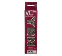 Catena Bici 10V YBN SLA-101 Argento Autolubrificante 116 Maglie Compatibile Shimano Sram Campagnolo