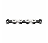 Catena bici 11v. strada-mtb kmc grigia-nera 114 maglie compatibile shimano-sram