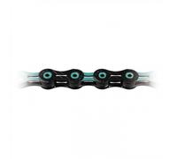 Catena Bici 11v X11SL DLC Nero-Celeste 118 Maglie - X-Bridge, Diamond Like Coating