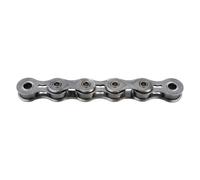 Catena bici 1v. kmc e101 ept argento 112m con chiusura rapida antiruggine