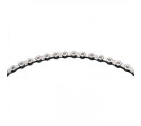 Catena Bici 8v 114 Maglie Argento/Grigio - Compatibile Shimano, SRAM, Campagnolo - Cambiata Fluida