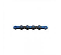 Catena Bici KMC DLC12 WAXED 12v 126 Maglie Nero/Blu - Rivestimento Cera