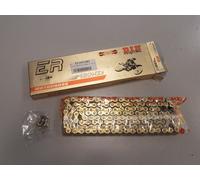 CATENA CHAIN TRASMISSIONE DID ER MOTOCROSS PASSO 420 NZ3 140 MAGLIE GOLD BLACK