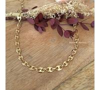 Catena Chicco di Caffè 6MM Placcato Oro 18 Carati Lunghezze, Scelta Gioielli Mix