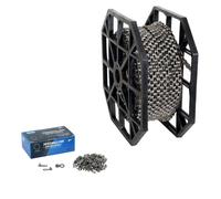 Catena con 40 ganci rapidi KMC Eglide EPT Cues 9/10/11 vitesse Argenté