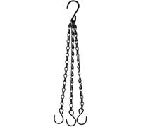 Catena con ganci, vaso in rattan da 40 cm 3 vasche for coltivare la casa e il giardino(40cm 1pcs)