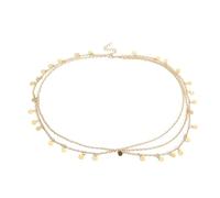 Catena Con Testa Dorata - Elegante Accessorio Bohémien Glitterato, Ideale Per Le Donne. Per Matrimoni, Balli Studenteschi, Eventi, Servizi Fotografici, Celebrazioni, Danza Del Ventre E