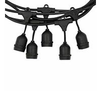 Catena di 10 Lampadine E27 10 MT Impermeabile IP54 LED Luci Esterno CORDONIERA