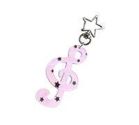 Catena creativa a tema musicale, accessori per gioielli, design leggero, decorazione da appendere, elegante accessorio portachiavi per il trasporto quotidiano o come regalo, フリーサイズ