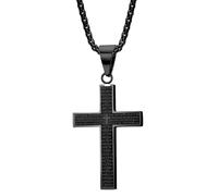Catena cristiana per gli uomini,Collana a catena religiosa, Collana a catena di gioielli di moda, Collana religiosa gioielli cristiani, pendente in versetto biblico in acciaio inossidabile per uomo e