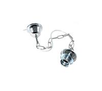 CATENA CROMATA MODERNO PORTALAMPADE METALLO RICAMBIO LAMPADARI SOSPENSIONE