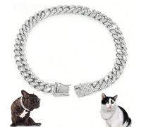Catena cubana di alta qualità per cani, design alla moda e accattivante, accessorio essenziale e stiloso per rendere il tuo amato animale domestico il più cool, durevole e di lunga durata, gioiello pe