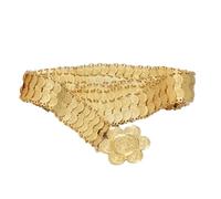 Catena da donna per il corpo da sposa, gioielli in oro turco a moneta per la vita, catene lunghe per matrimoni, regali da sposa e occasioni speciali, Due strati, taglia unica
