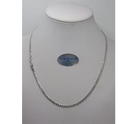 CATENA DA UOMO- UNISEX IN ARGENTO 925 A MAGLIA GRUMETTA DA 45 cm (0380)